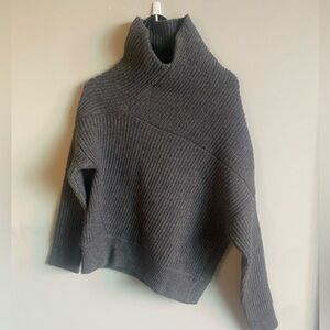 ACNE Gray Turtleneck Sweater